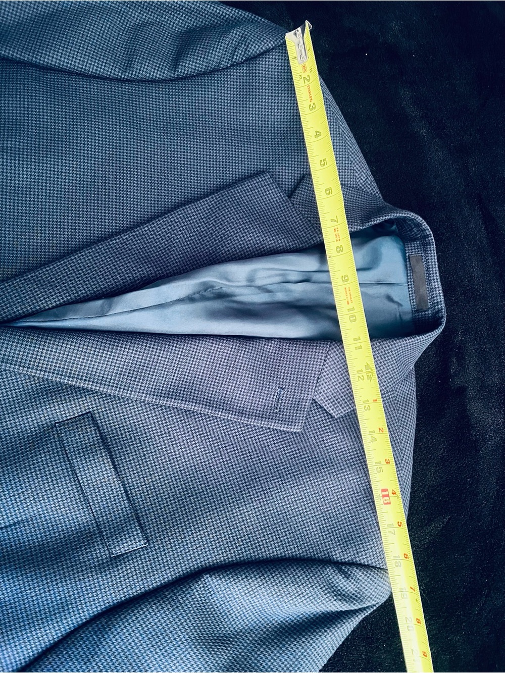 Michael Kors Blue Houndstooth Sport Coat - Picture 4 of 10